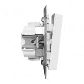 Механизм переключателя 1-клавишного EKF перекрестного 10А Эпика белый