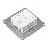 Механизм переключателя 2-клавишного EKF перекрестного 10А Эпика белый