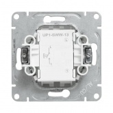 Механизм 1-клавишной кнопки EKF 10А Эпика белый