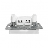 Механизм 1-клавишной кнопки EKF 10А Эпика белый