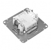 Механизм 2-клавишного кнопочного выключателя EKF для жалюзи Эпика белый