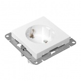 Механизм розетки EKF 2P+E 16А Эпика белый