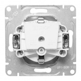 Механизм розетки EKF 2P+E 16А Эпика белый