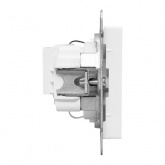 Механизм розетки EKF 2P+E 16А Эпика белый