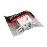 Механизм розетки EKF 2P+E 16А с защитными шторками Эпика белый