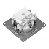 Механизм розетки EKF 2P+E 16А с защитными шторками Эпика белый