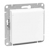 Механизм розетки EKF 2P+E 16А с защитными шторками с крышкой IP44 Эпика белый