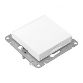 Механизм розетки EKF 2P+E 16А с защитными шторками с крышкой IP44 Эпика белый