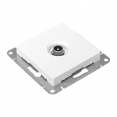 Механизм розетки EKF проходной TV 5-862МГц Эпика белый