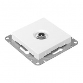 Механизм розетки EKF оконечный TV 5-862МГц Эпика белый