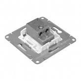 Механизм розетки EKF оконечный TV 5-862МГц Эпика белый