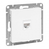 Механизм компьютерной розетки EKF RJ45 кат.5 Эпика белый