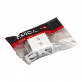 Механизм двойной компьютерной розетки EKF RJ45 кат.5 Эпика белый