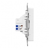 Механизм розетки EKF TV+RJ45 (cat5) Эпика белый