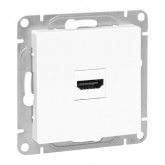 Механизм розетки EKF HDMI Эпика белый