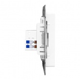 Механизм розетки EKF HDMI+RJ45 (cat5) Эпика белый