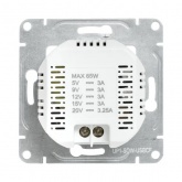 Механизм зарядной розетки EKF USB тип C быстрая зарядка Эпика белый