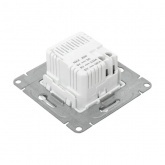 Механизм зарядной розетки EKF 2хUSB тип C Эпика белый