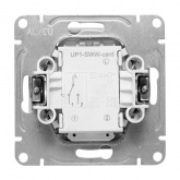 Механизм выключателя карточного с подсветкой EKF 10А Эпика белый