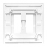 Пластина EKF переходная для 1 или 2х клавишного выключателя IP44 Эпика белый