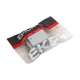 Механизм выключателя 1-клавишного EKF с подсветкой 10А Эпика алюминий