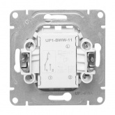 Механизм переключателя 1-клавишного EKF 10А Эпика алюминий