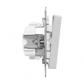 Механизм переключателя 2-клавишного EKF 10А Эпика алюминий