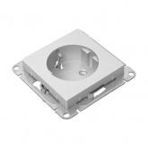 Механизм розетки EKF 2P+E 16А Эпика алюминий