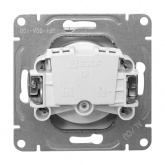 Механизм розетки EKF 2P без заземления 16А Эпика алюминий