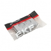 Двойная розетка EKF без заземления 2х2P 16А с рамкой Эпика алюминий