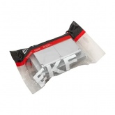 Двойная розетка EKF 2х2P+E 16А с защитными шторками с крышкой с рамкой IP44 Эпика алюминий