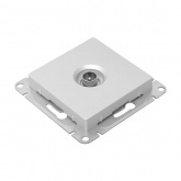 Механизм розетки EKF простой TV 5-862МГц Эпика алюминий