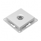 Механизм розетки EKF проходной TV 5-862МГц Эпика алюминий