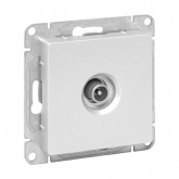 Механизм розетки EKF проходной TV 5-862МГц Эпика алюминий