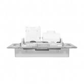 Механизм розетки EKF TV+RJ45 (cat5) Эпика алюминий