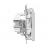 Механизм выключателя карточного с подсветкой EKF 10А Эпика алюминий