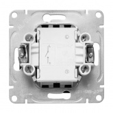 Механизм выключателя 1-клавишного EKF 10А Эпика черный