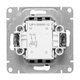 Механизм переключателя 1-клавишного EKF перекрестного 10А Эпика черный