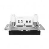 Механизм переключателя 1-клавишного EKF перекрестного 10А Эпика черный