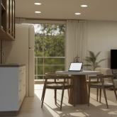 Светильник светодиодный ИЭК LED ДВО 1607 18Вт 4000K 1260Lm IP20 круг белый d200/D220x23mm