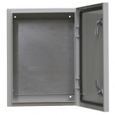 Корпус металлический навесной с монтажной панелью DEKraft ЩРНМ 2.0 250х200х150 IP31 RAL7035