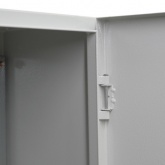 Корпус металлический навесной с монтажной панелью DEKraft ЩРНМ 2.0 300х300х200 IP31 RAL7035