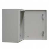 Корпус металлический навесной с монтажной панелью DEKraft ЩРНМ 2.0 500х400х200 IP31 RAL7035