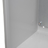 Корпус металлический навесной с монтажной панелью DEKraft ЩРНМ 2.0 600х600х250 IP31 RAL7035