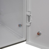 Корпус металлический навесной с монтажной панелью DEKraft ЩРНМ 2.0 800х600х300 IP31 RAL7035