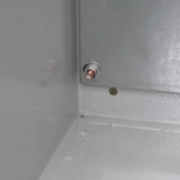 Корпус металлический навесной с монтажной панелью DEKraft ЩРНМ 2.0 1200х800х300 IP31 RAL7035