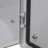 Корпус металлический навесной с монтажной панелью DEKraft ЩРНМ 2.0 600х400х250 IP55 RAL7035