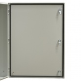 Корпус металлический навесной с монтажной панелью DEKraft ЩРНМ 2.0 700х500х250 IP55 RAL7035