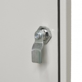 Корпус металлический навесной с монтажной панелью DEKraft ЩРНМ 2.0 1000х800х300 IP55 RAL7035