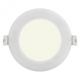 Светильник светодиодный ИЭК LED ДВО 1712 7Вт 4000К 490Lm IP40 круг белый d80/D115x30,5mm